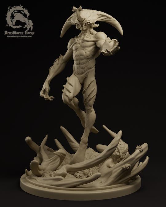 Creature Statue render